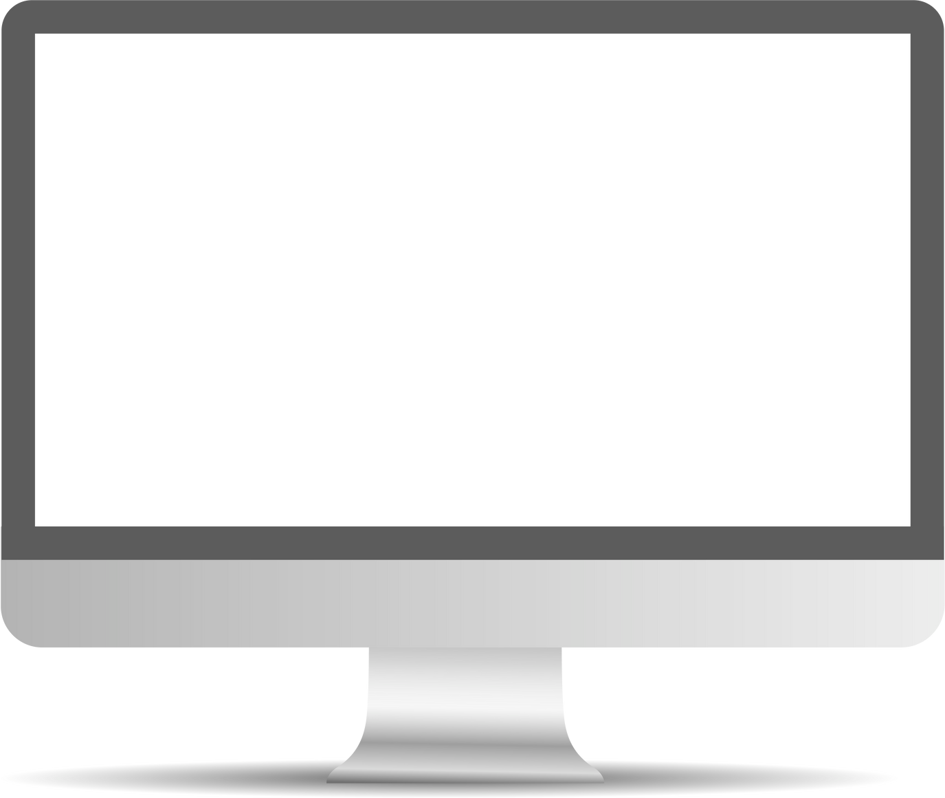 Blank Computer Monitor