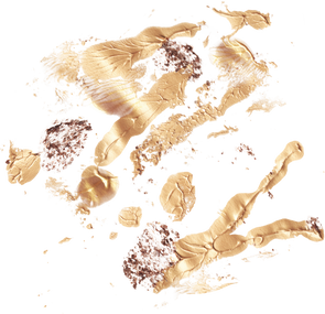 Shiny Gold Foil Paint Marble Texture